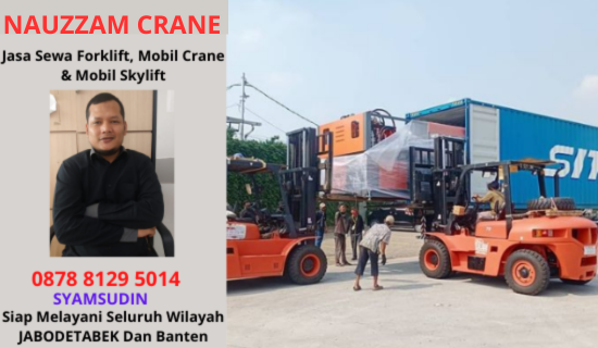 Sewa Forklift Terbaik di Kelapa Dua Tangerang 087881295014
