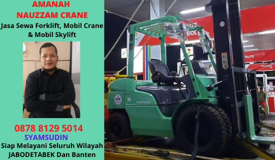 Sewa Forklift Terbaik di Tanjung Barat Jakarta Selatan 087881295014