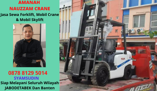 Sewa Forklift Terbaik di Cipete Selatan Jakarta Selatan 087881295014