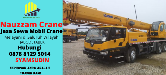 Rental Crane Terbaik di Semper Timur Jakarta Utara Hubungi 087881295014