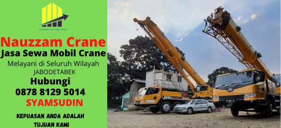 Rental Crane Terbaik di Jati Padang Jakarta Selatan Hubungi 087881295014
