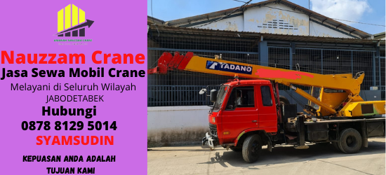 Rental Crane Terbaik di Jatiluhur Bekasi Hubungi 087881295014