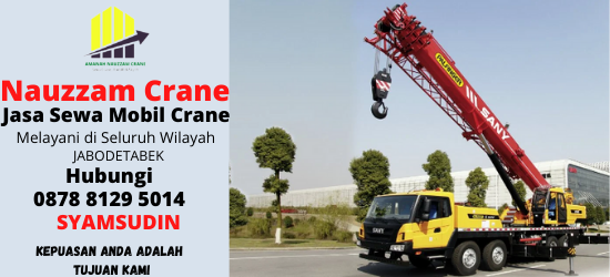 Rental Crane Terbaik di Sudimara Timur Tangerang Hubungi 087881295014