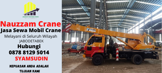 Rental Crane Terbaik di Parung Serab Tangerang Hubungi 087881295014