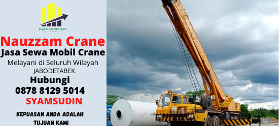 Rental Crane Terbaik di Larangan Tangerang Hubungi 087881295014