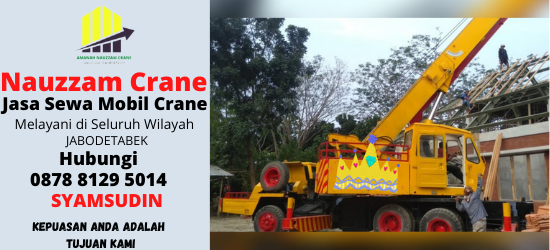 Rental Crane Terbaik di Kreo Tangerang Hubungi 087881295014