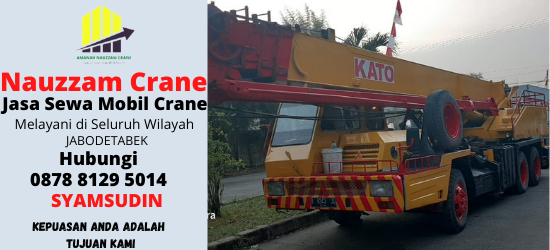 Rental Crane Terbaik di Serpong Utara Tangerang Hubungi 087881295014