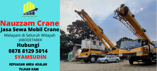 Rental Crane Terbaik di Babakan Tangerang Selatan Hubungi 087881295014