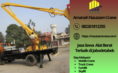 Sewa Skylift Terbaik di Kademangan Hubungi 08226181225