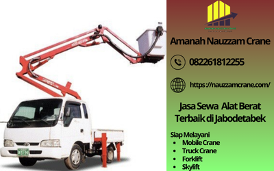 Sewa Skylift Terbaik di Muncul Hubungi 08226181225