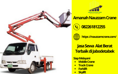 Sewa Skylift Terbaik di Jatake Hubungi 08226181225