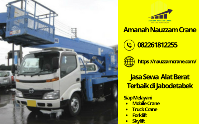 Sewa Skylift Terbaik di Keroncong Hubungi 08226181225