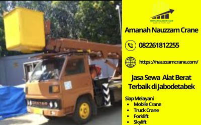 Sewa Skylift Terbaik di Pasir Gadung Hubungi 08226181225