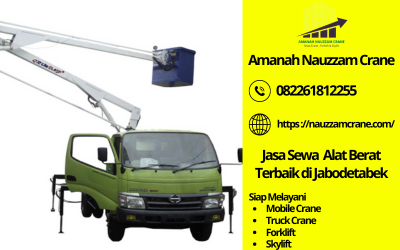 Sewa Skylift Terbaik di Sukanagara Hubungi 08226181225