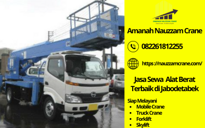 Sewa Skylift Terbaik di Suradita Hubungi 08226181225